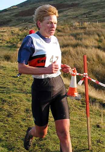 Vanessa Peacock finishes in new course record