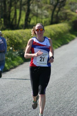 Mel Whitmore at the Caldervale 10